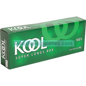 Kool 100's box cigarettes